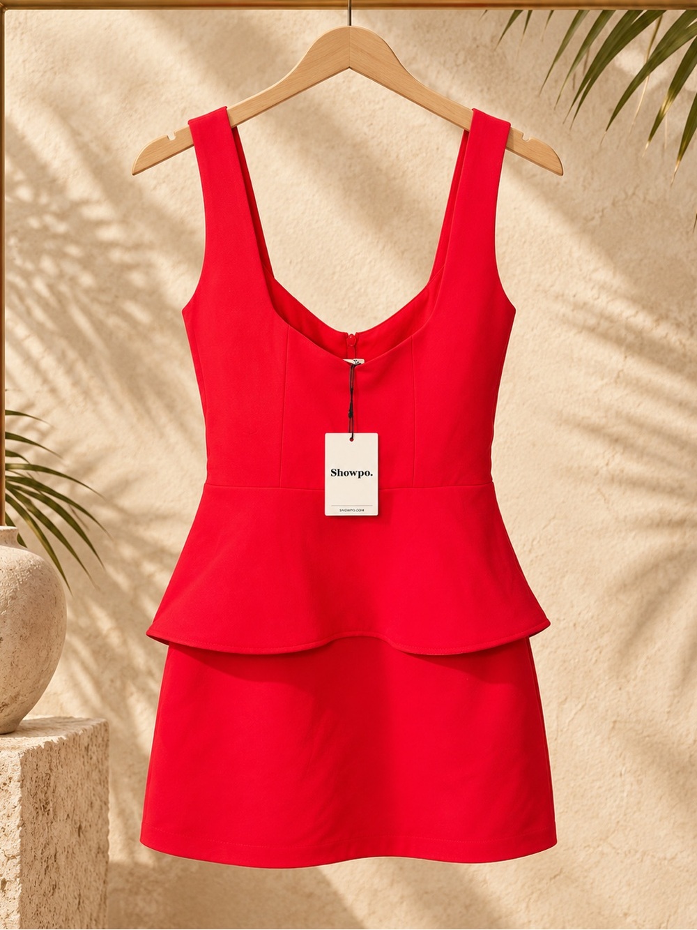 New with tags Showpo. Scarlet Peplum Mini Dress
